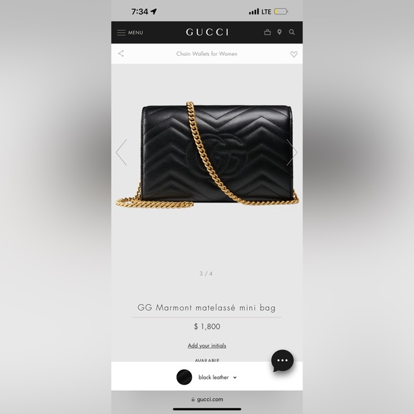 2021 GG Marmont matelassé mini shoulder bag - Picture 8 of 10